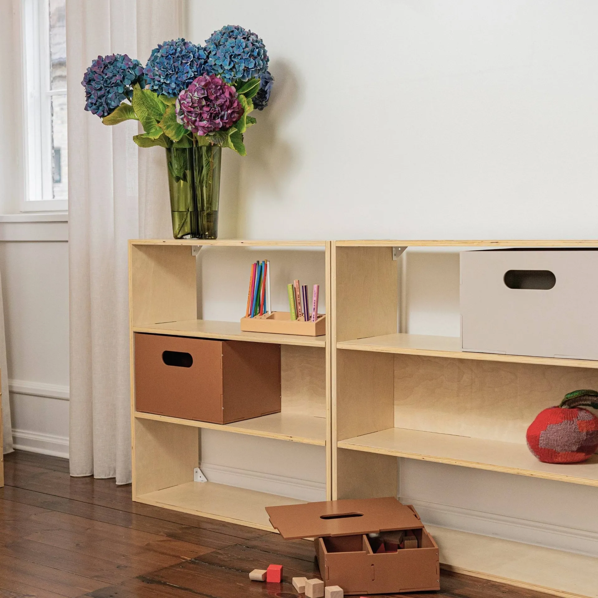 Kiddo Shelving children's shelf, Birch Nofred