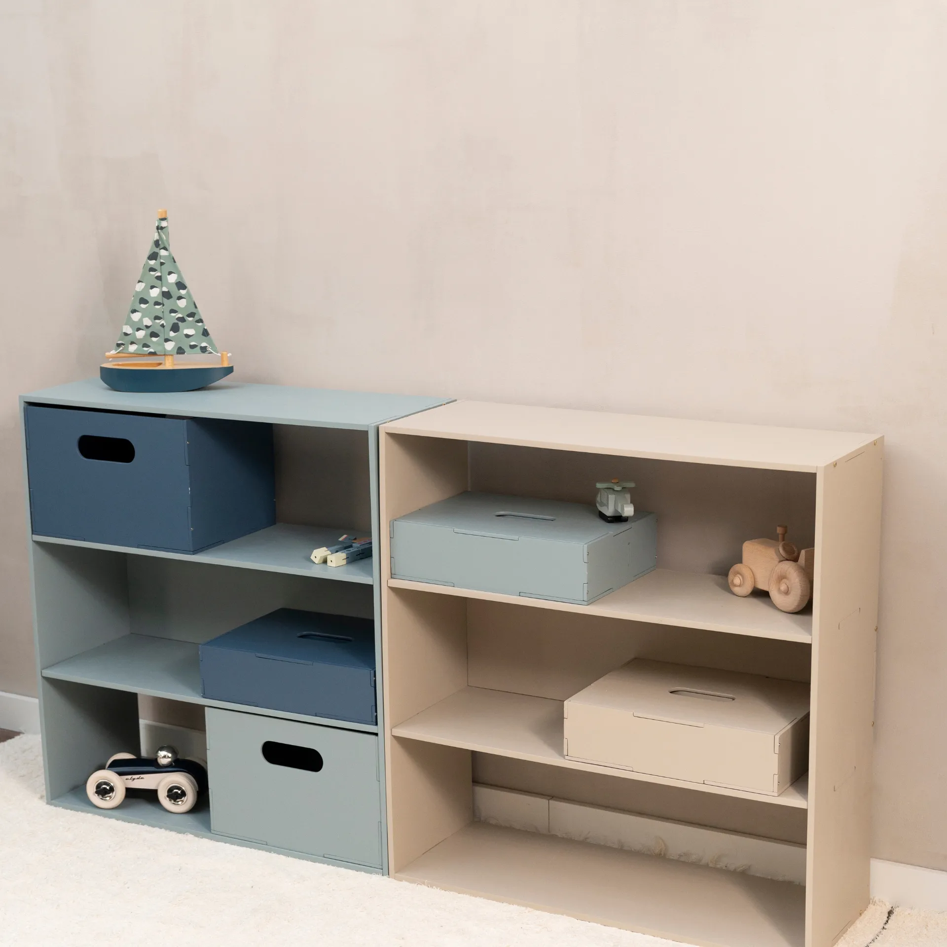 Kiddo Shelving children's shelf, Olive green Nofred