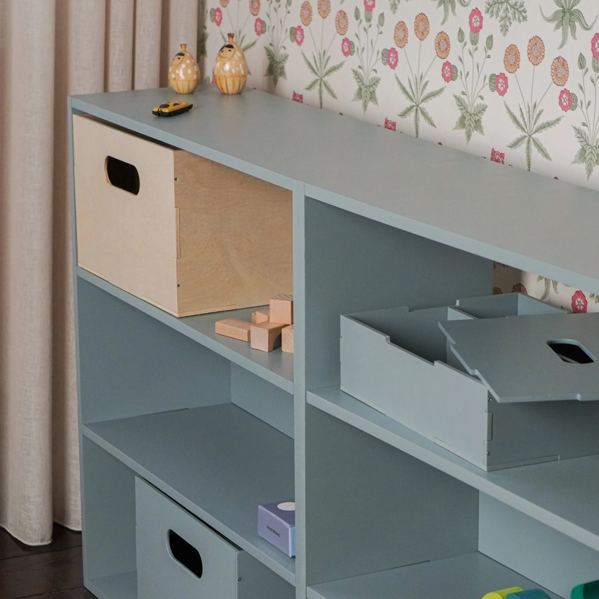 Kiddo Shelving children's shelf, Olive green Nofred