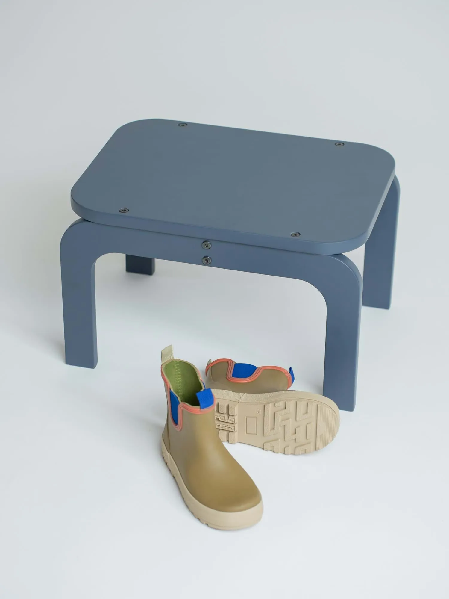 Kiddo Step Seat stool, Blue Nofred