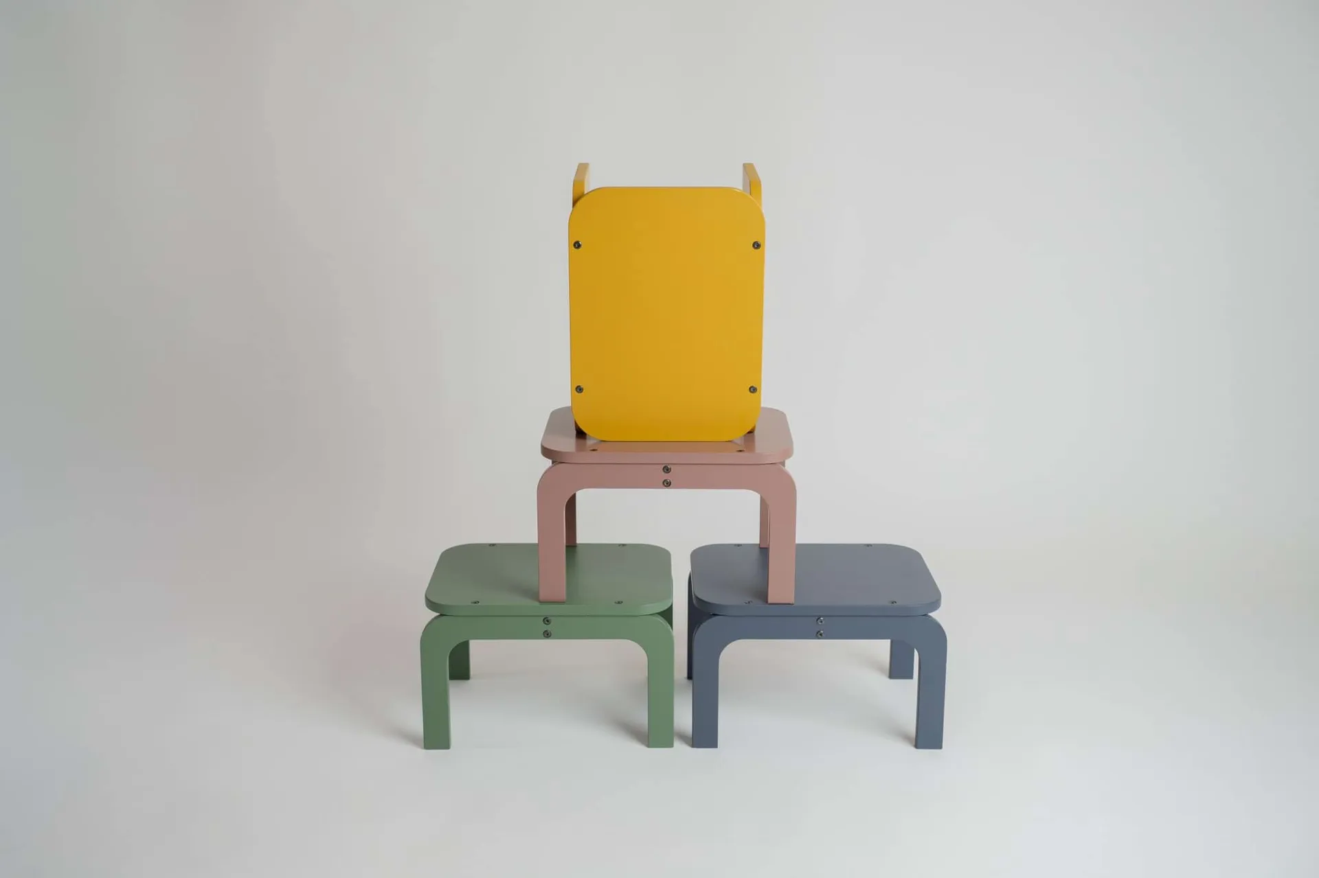 Kiddo Step Seat stool, Curry Nofred