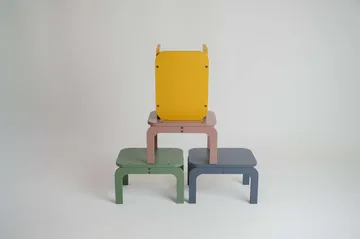 Kiddo Step Seat stool - Curry - Nofred