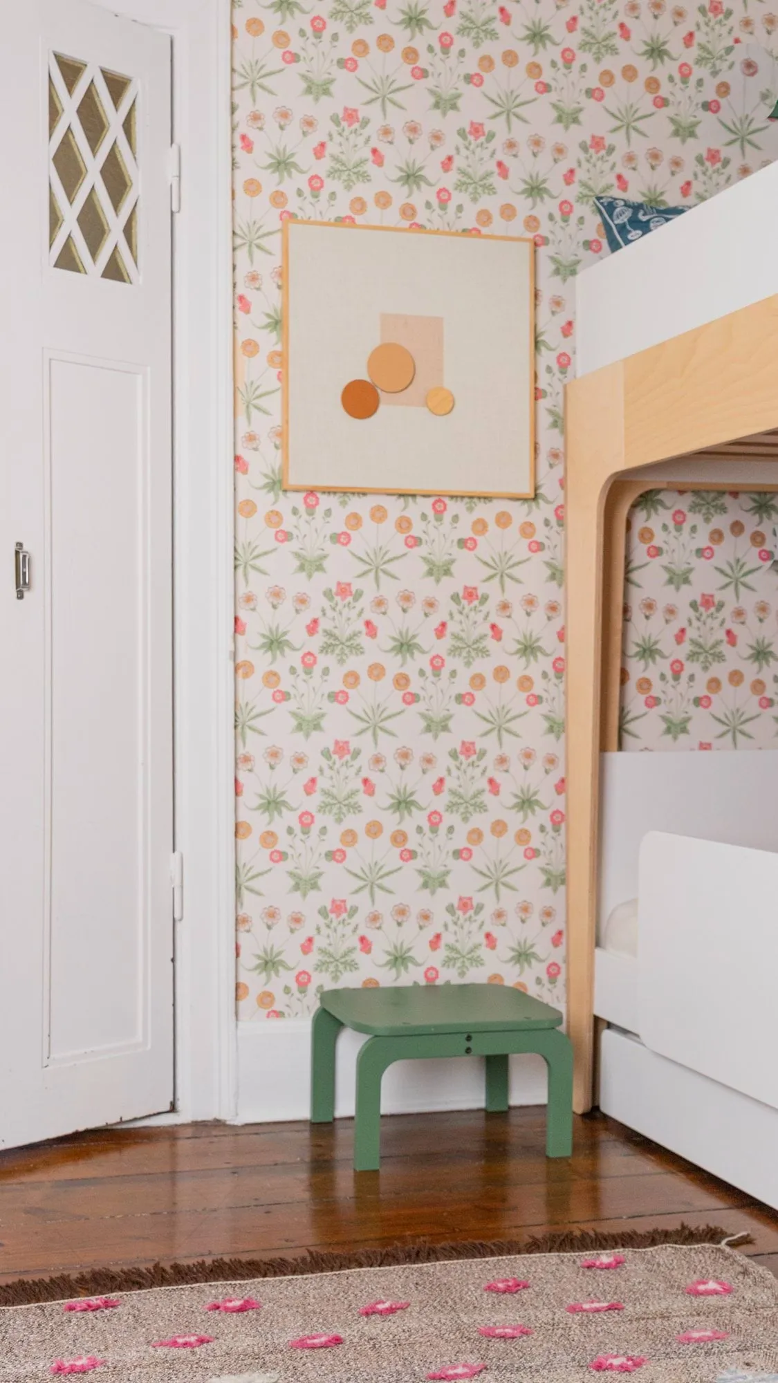 Kiddo Step Seat stool, Green Nofred