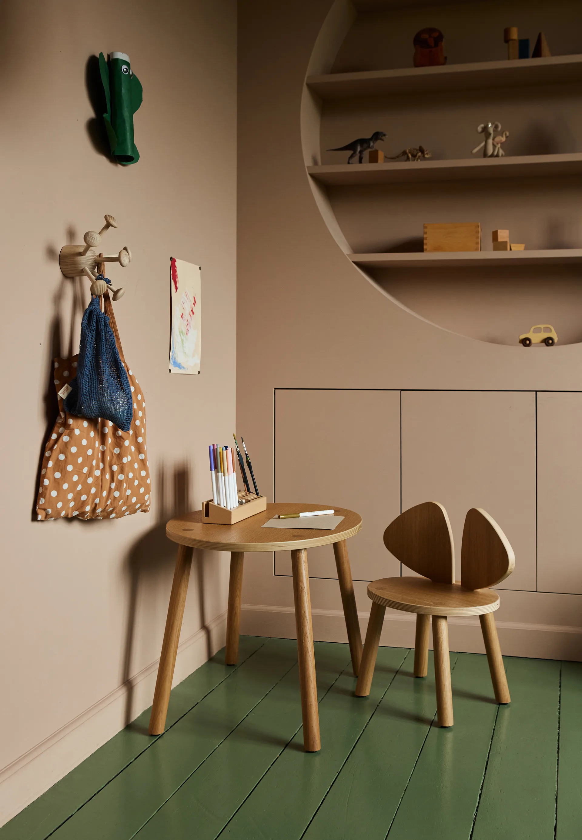 Mouse Chair children's chair, Oak Nofred
