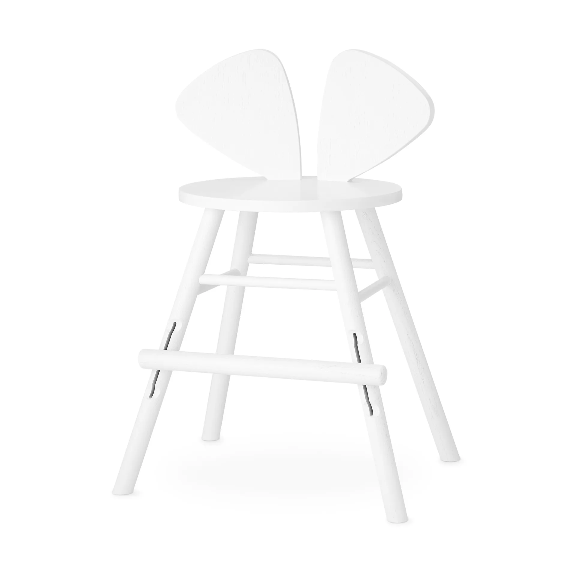 Mouse Chair Junior chair, White Nofred