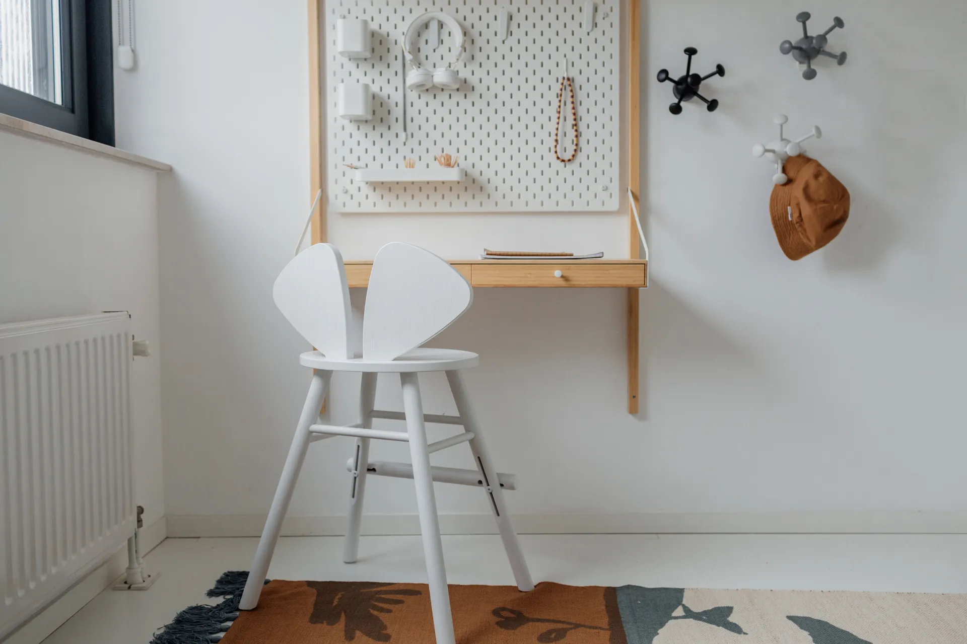 Mouse Chair Junior chair, White Nofred