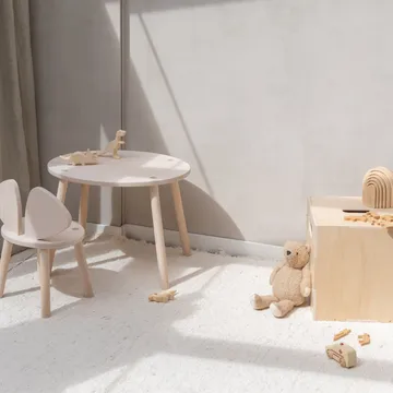 Mouse set children's chair + table - Birch - Nofred
