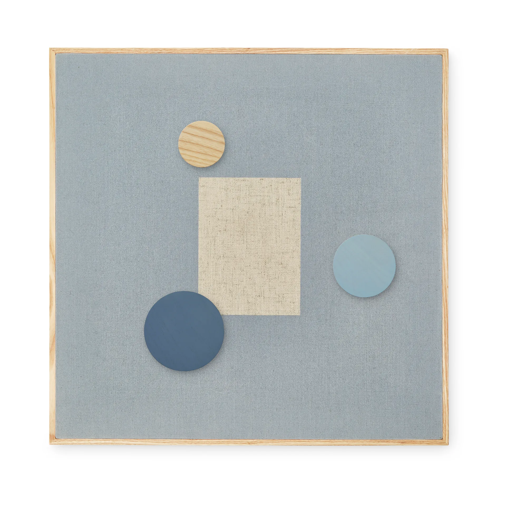 Noticeboard bulletin board + 3 magnets, Blue Nofred