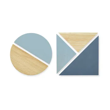 Pin Magnets magnet set 5 pieces - Blue - Nofred