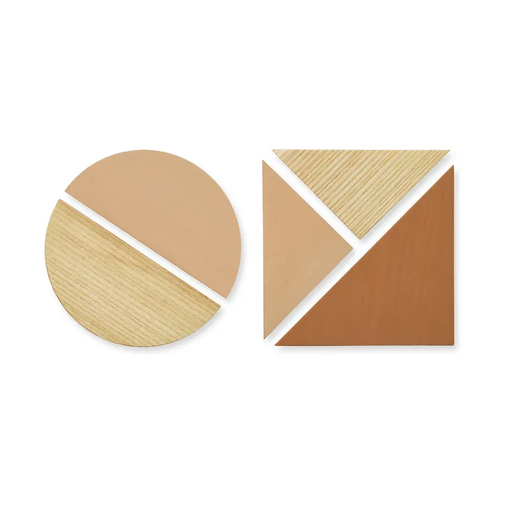 Pin Magnets magnet set 5 pieces - Sand - Nofred
