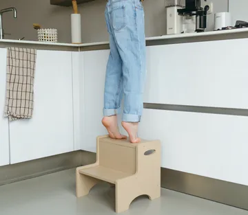 Step Up children's stool - Beige - Nofred