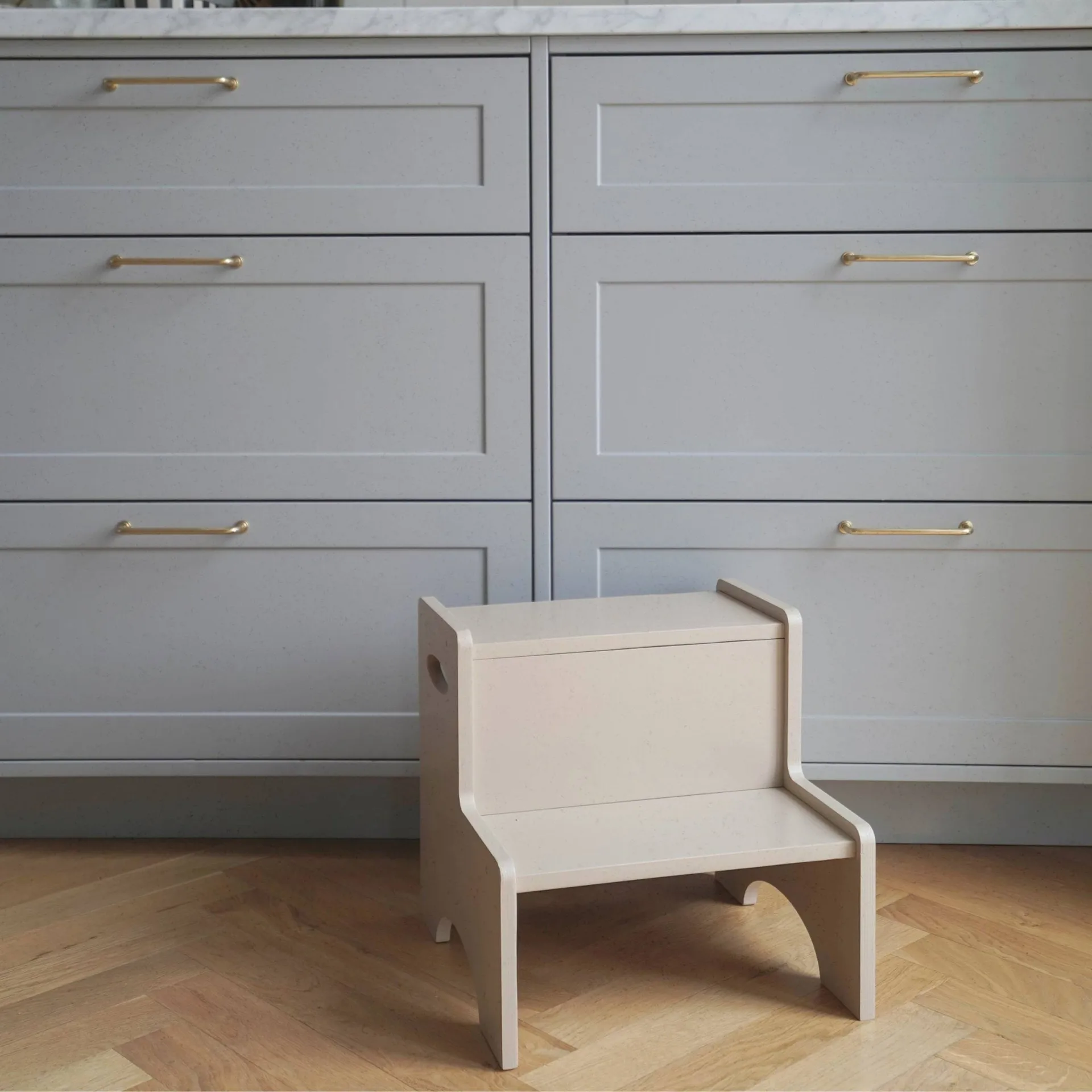 Step Up children's stool, Beige Nofred