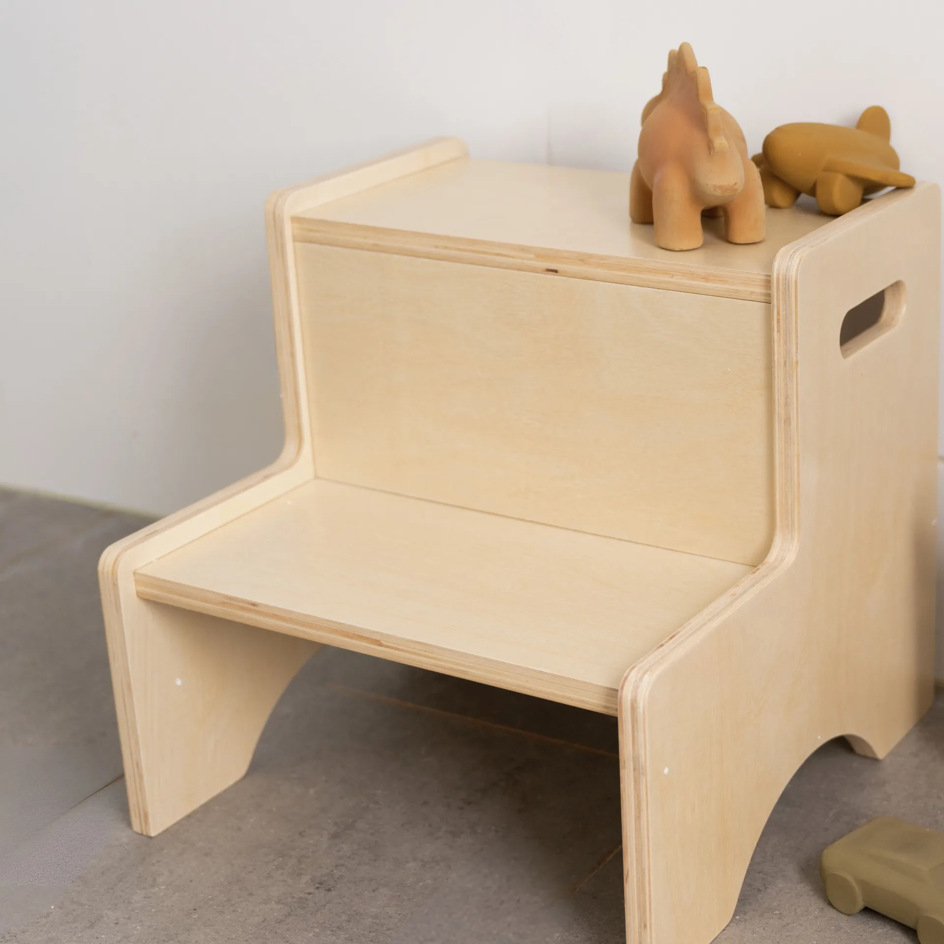 Step Up children's stool, Birch Nofred