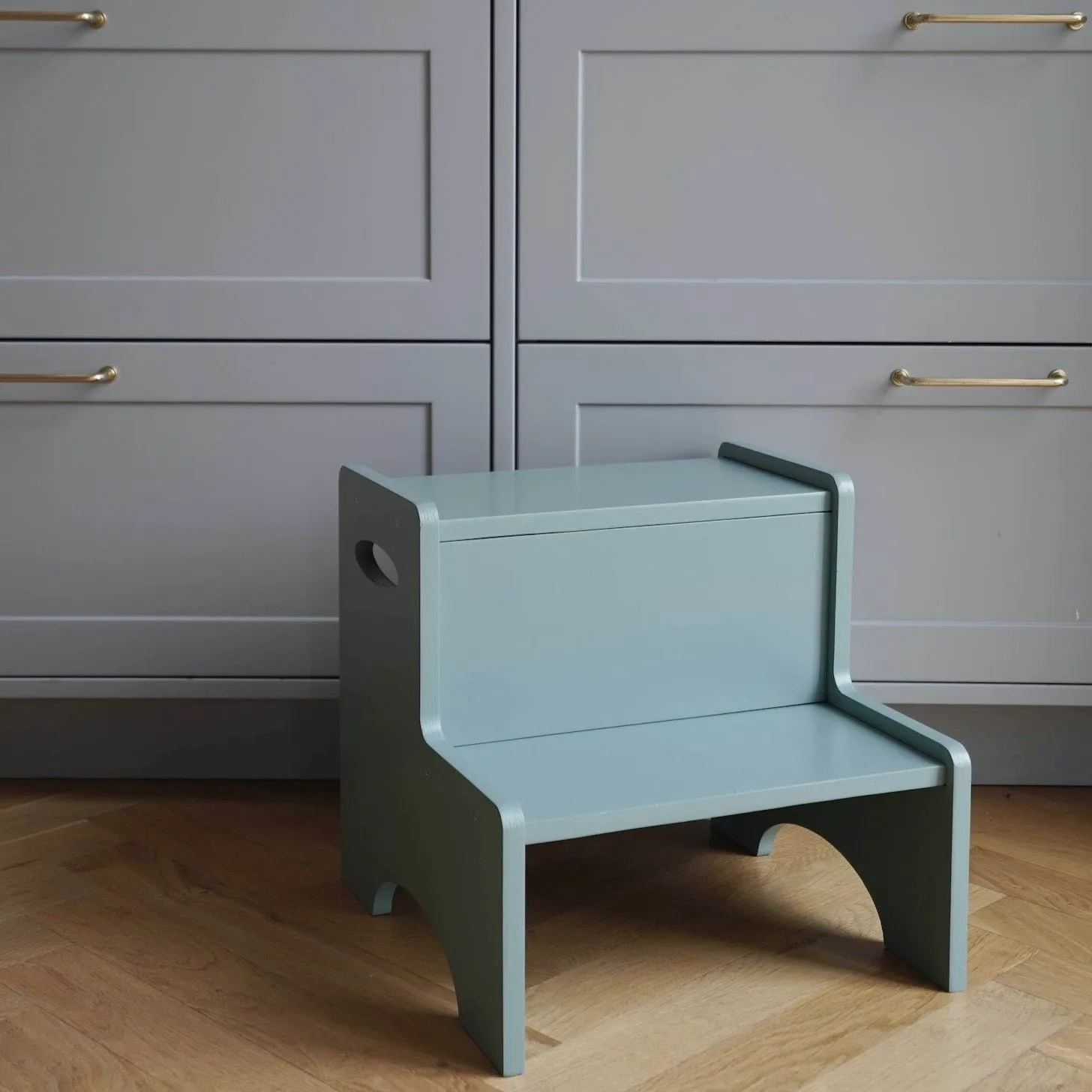 Step Up children's stool, Olive green Nofred