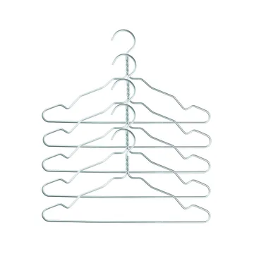 Alu hanger 5-pack - silver - Nomess Copenhagen