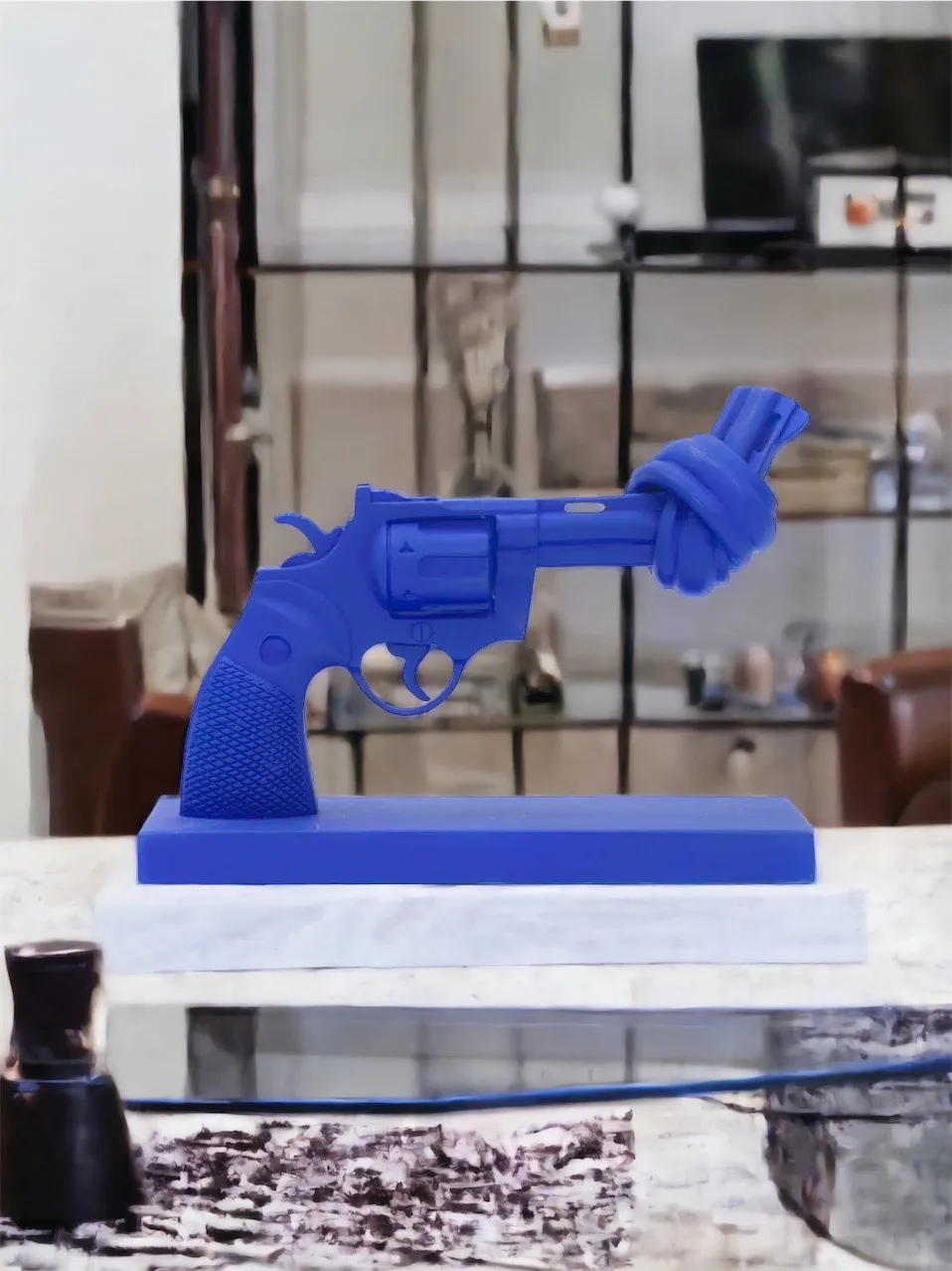 Cobalt blue 30 cm, Blue Non Violence