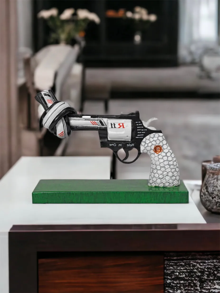 Drive for Peace decoration 19 cm, Multi Non Violence