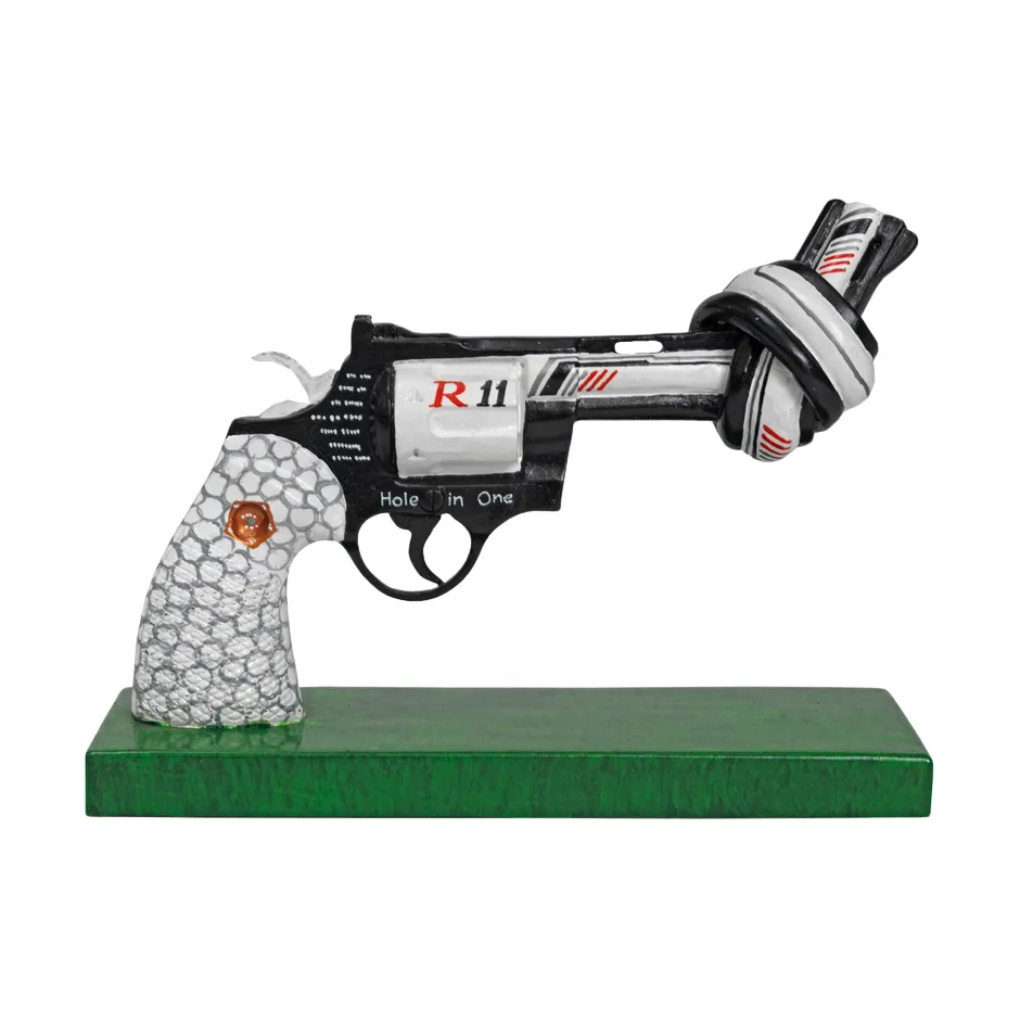 Drive for Peace decoration 30 cm, Multi Non Violence