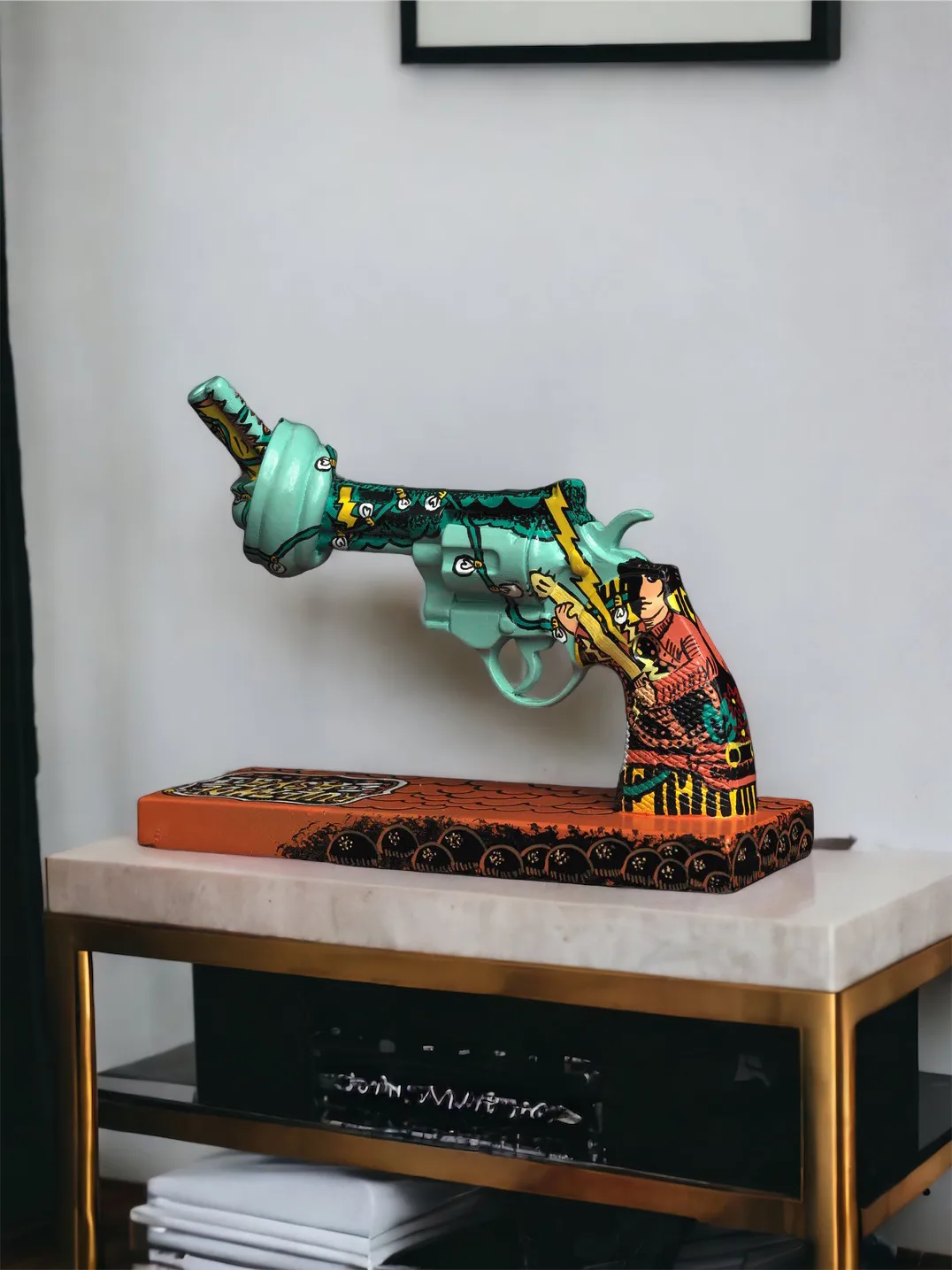 Peace n Luv decoration 19 cm, Multi Non Violence