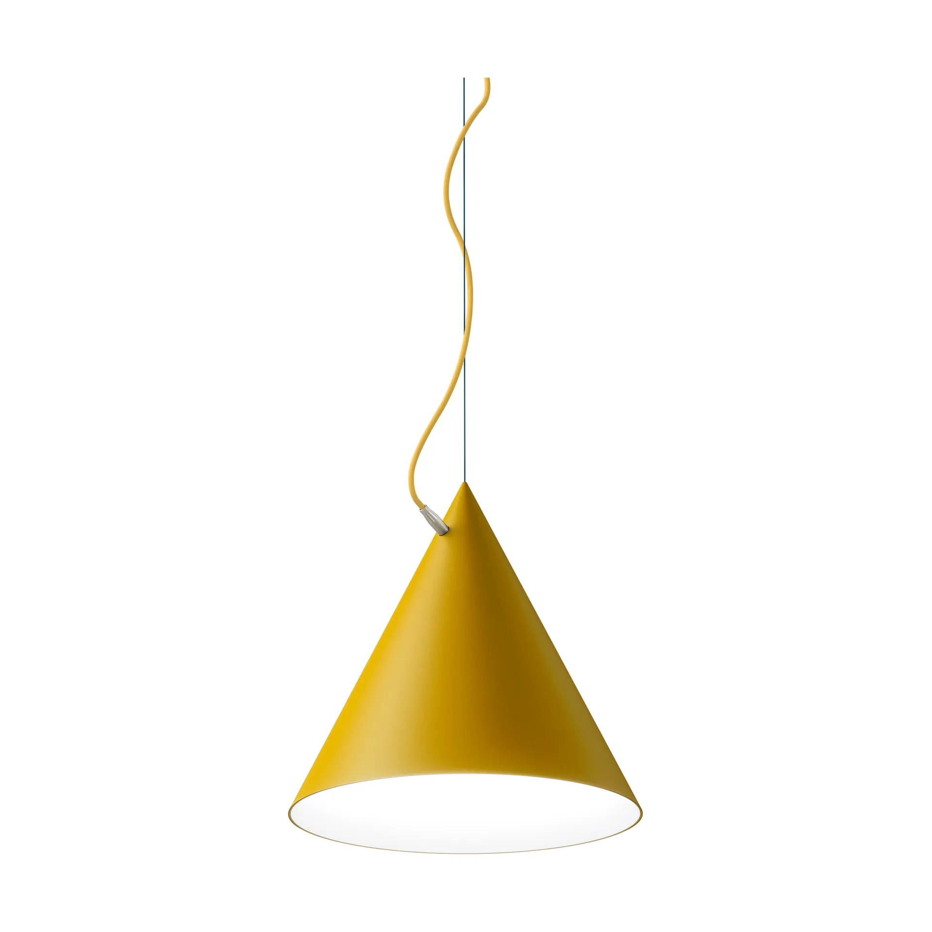 Castor pendant 40 cm, Golden yellow-sulfur yellow-brass Noon