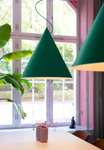 Castor pendant 60 cm - British racing green-dark green-brass - Noon