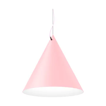 Castor pendant 60 cm - Pink-pink-silver - Noon