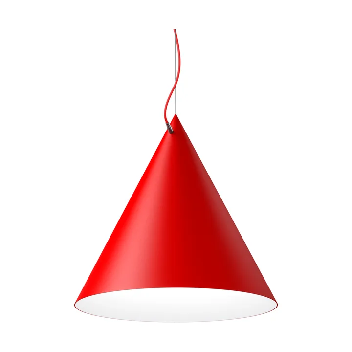 Castor pendant 60 cm - Red-red-silver - Noon