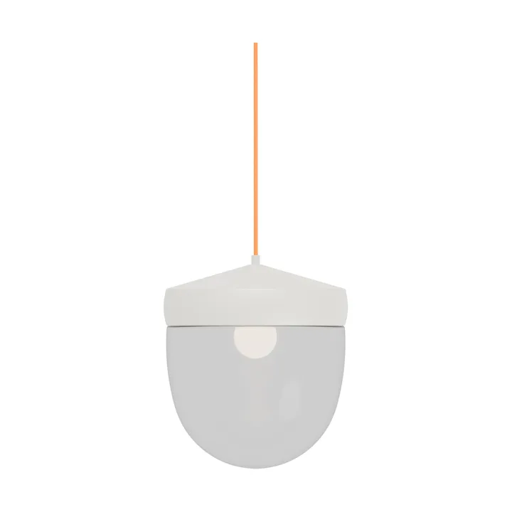 Pan pendant clear 30 cm - White-orange - Noon