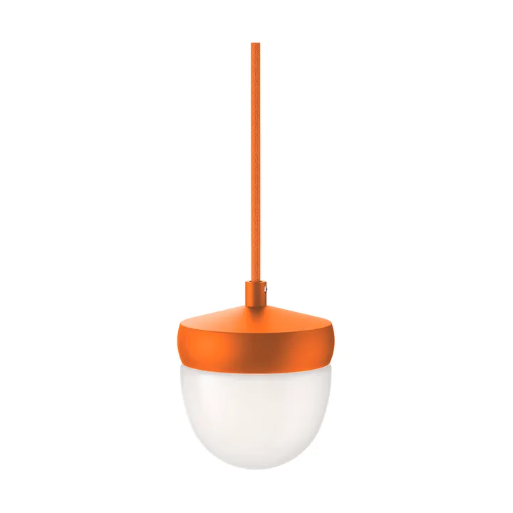 Pan pendant frosted 10 cm - Orange-orange - Noon