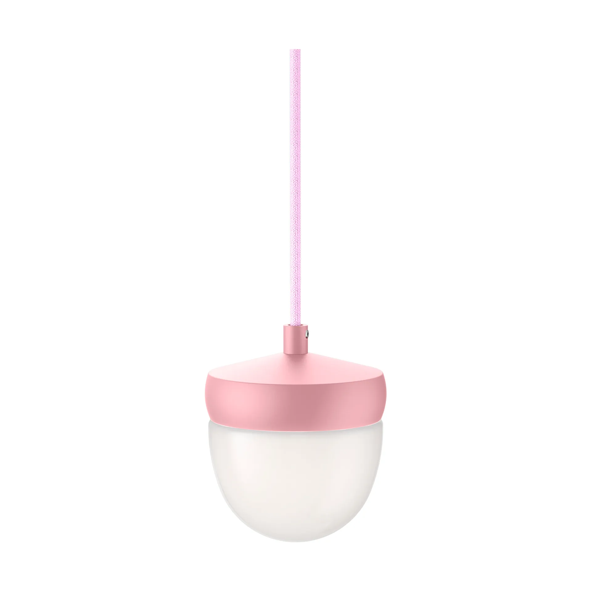 Pan pendant frosted 10 cm, Pink-pink Noon