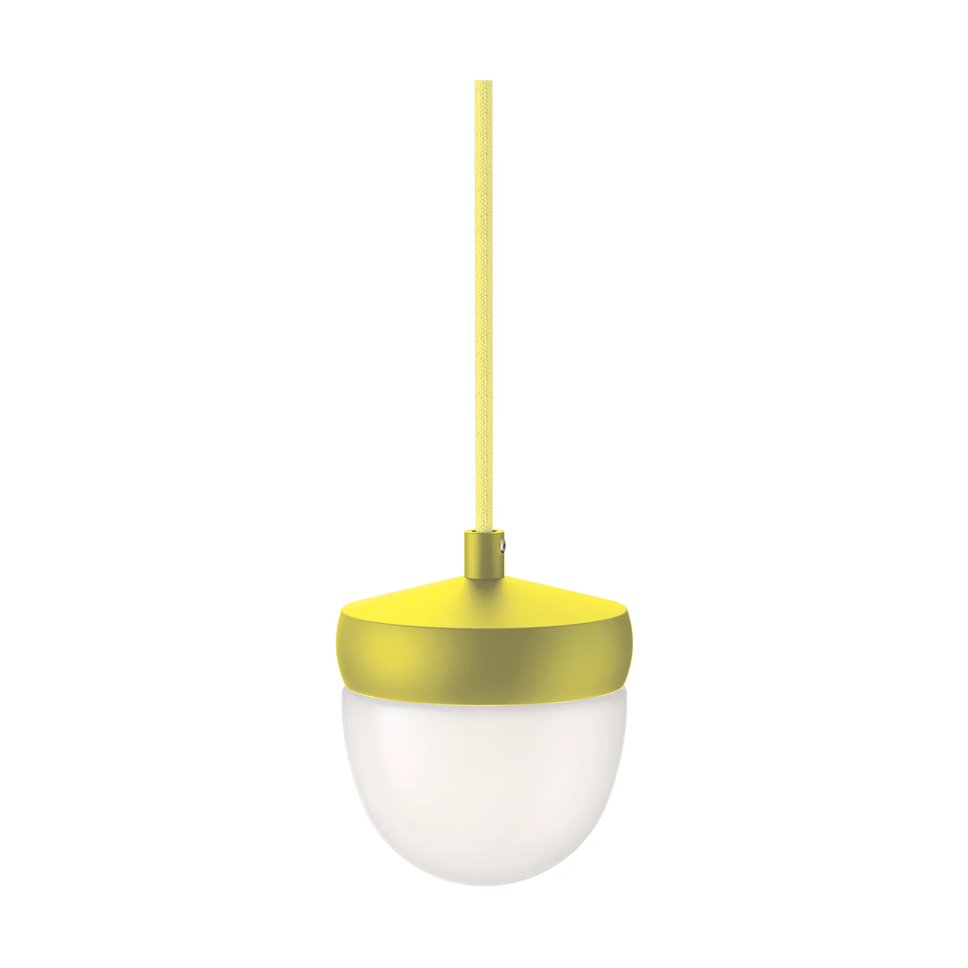 Pan pendant frosted 10 cm, Yellow-light yellow Noon
