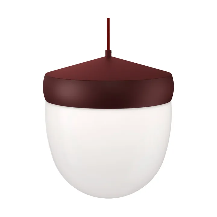 Pan pendant frosted 30 cm - Bordeaux red-dark red - Noon