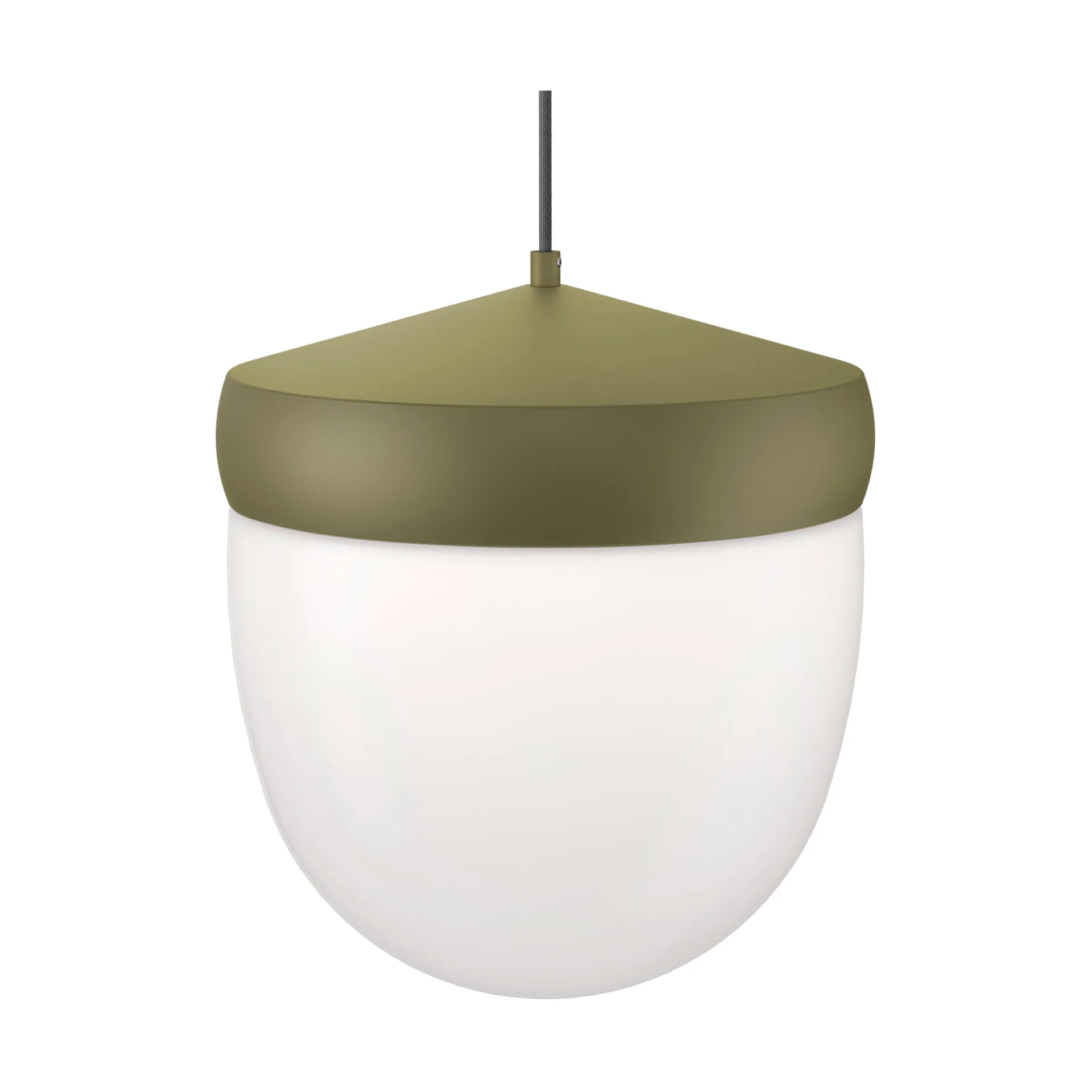 Pan pendant frosted 30 cm, Olive gray-dark gray Noon