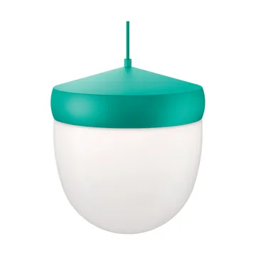 Pan pendant frosted 30 cm - Turquoise-turquoise - Noon