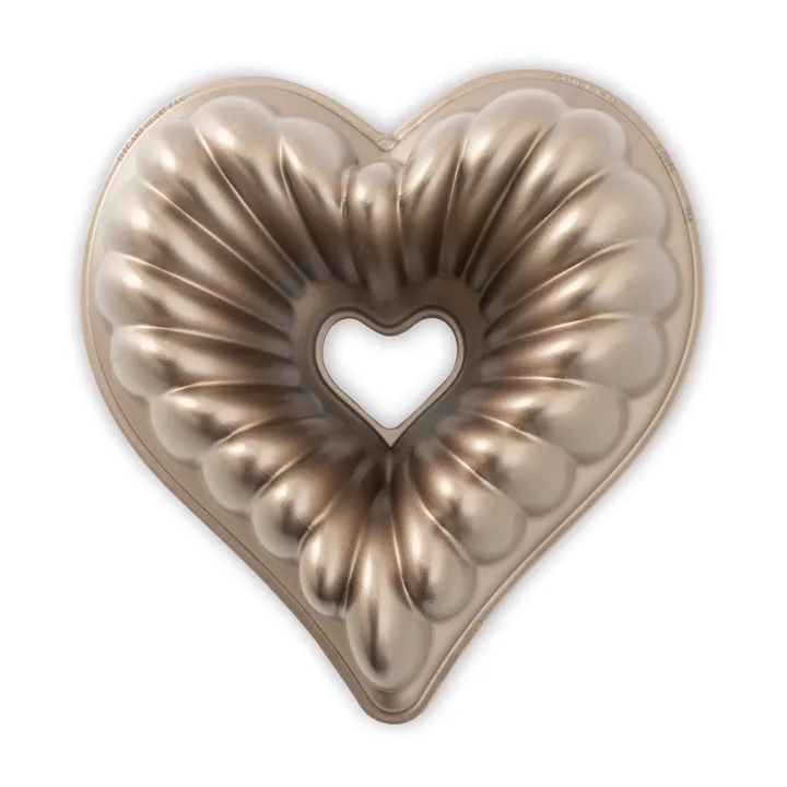 Nordic Ware elegant heart bundt baking tin - 2.4 L - Nordic Ware