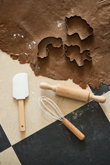 Nordwik baking utensils in silicone for children 3-pieces - Cream - Nordwik