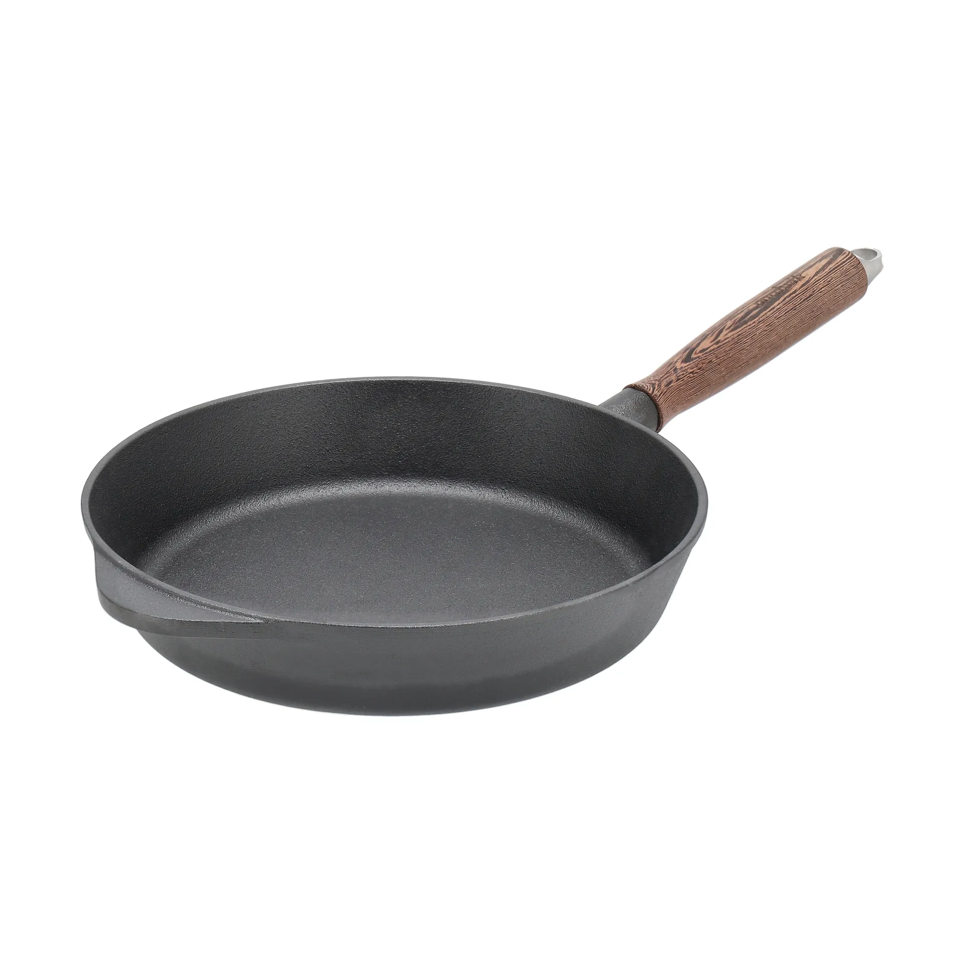 Nordwik cast iron frying pan with wooden handle, 28 cm Nordwik