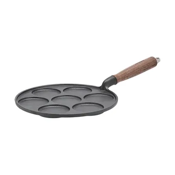 Nordwik cast iron griddle pan with wooden handle - 25.5 cm - Nordwik
