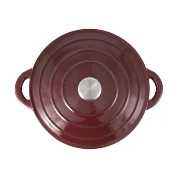 Nordwik cast iron pot round 5 l - Burgundy - Nordwik