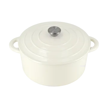 Nordwik cast iron pot round 5 l - Cream - Nordwik