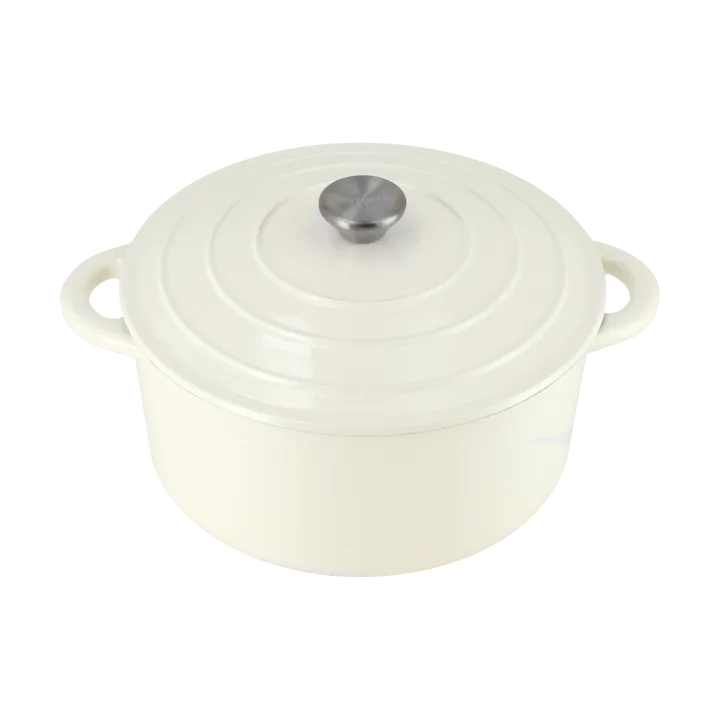 Nordwik cast iron pot round 5 l - Cream - Nordwik