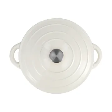 Nordwik cast iron pot round 5 l - Cream - Nordwik