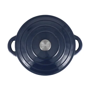 Nordwik cast iron pot round 5 l - Dark Blue - Nordwik