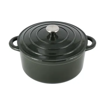 Nordwik cast iron pot round 5 l - Green - Nordwik