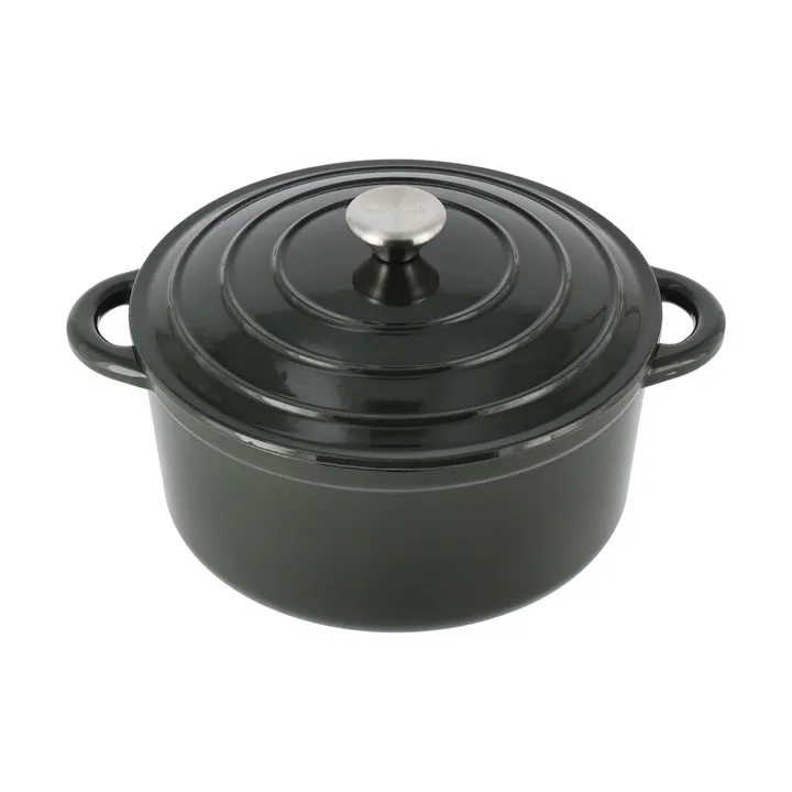 Nordwik cast iron pot round 5 l - Green - Nordwik