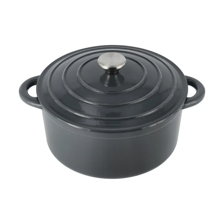 Nordwik cast iron pot round 5 l - Grey - Nordwik