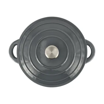 Nordwik cast iron pot round 5 l - Grey - Nordwik
