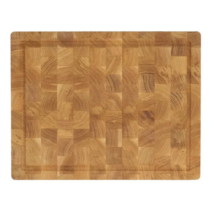 Nordwik end-grain cutting board with juice groove 36x46 cm - Oak - Nordwik