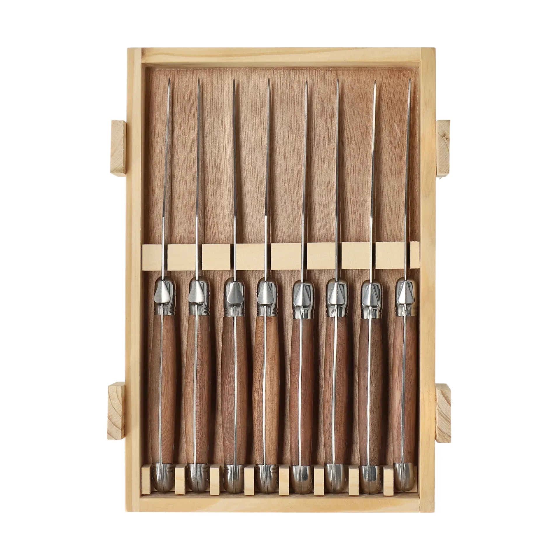 Nordwik French steak knife 8 pcs, Stainless steel-wood Nordwik