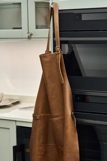Nordwik leather apron - Brown - Nordwik